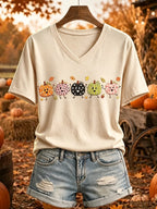 Women's Autumn Printed Casual Top