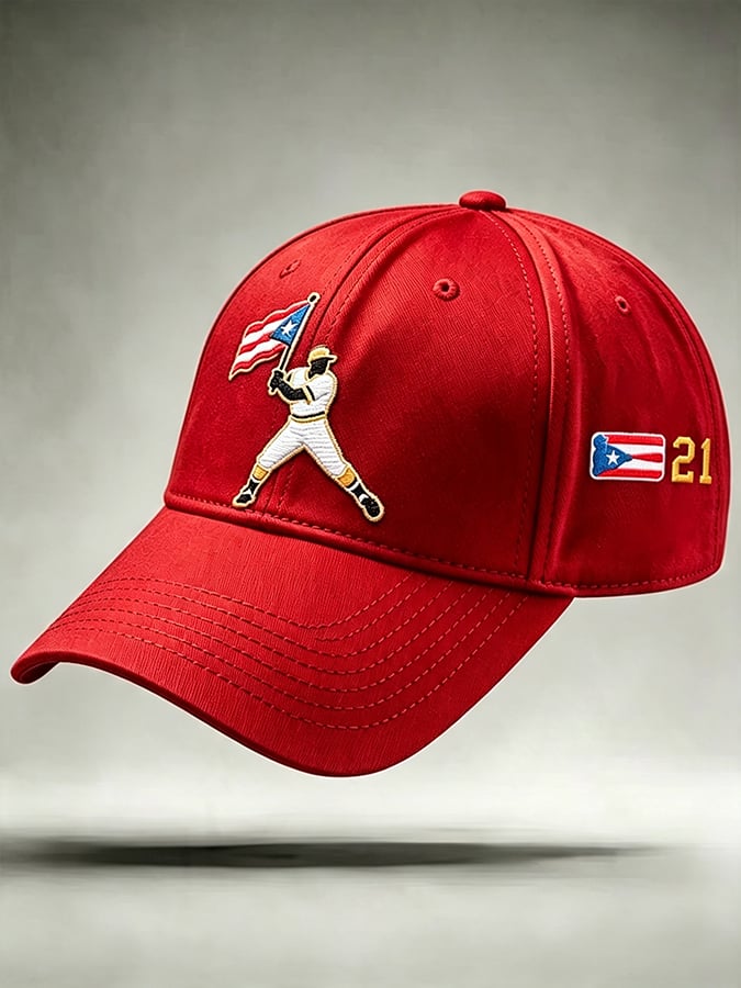 Unisex Puerto Rico Baseball Cap