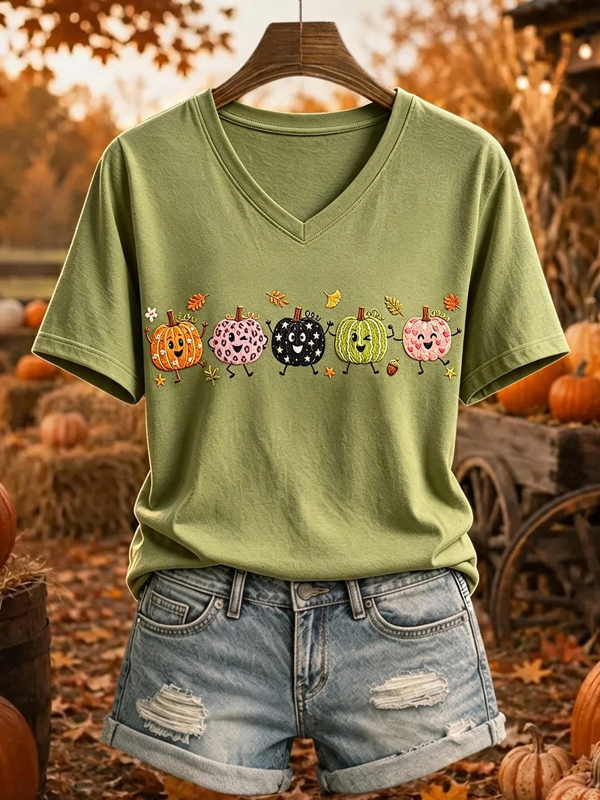 Women's Autumn Printed Casual Top