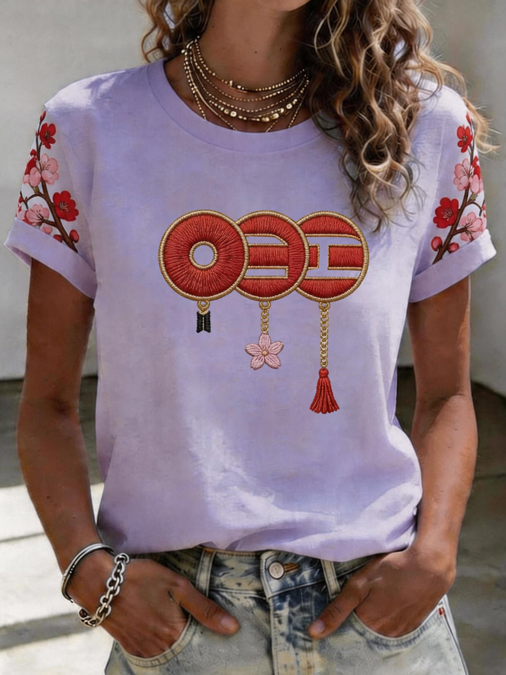 Women's Music Art Print T-Shirt