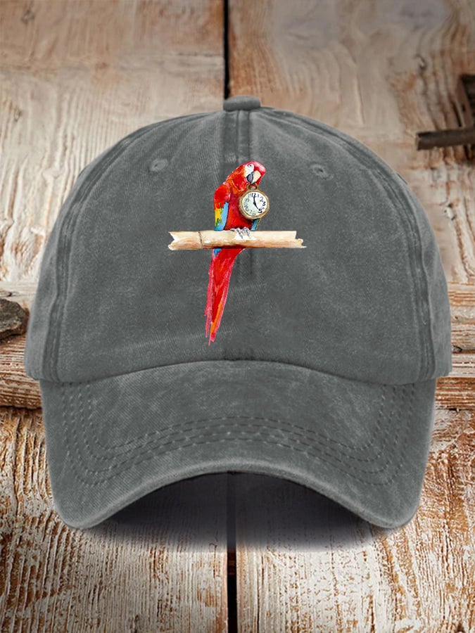 Retro 5 O'Clock Print Baseball Cap