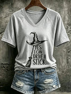 Women's Halloween Casual Printed Top