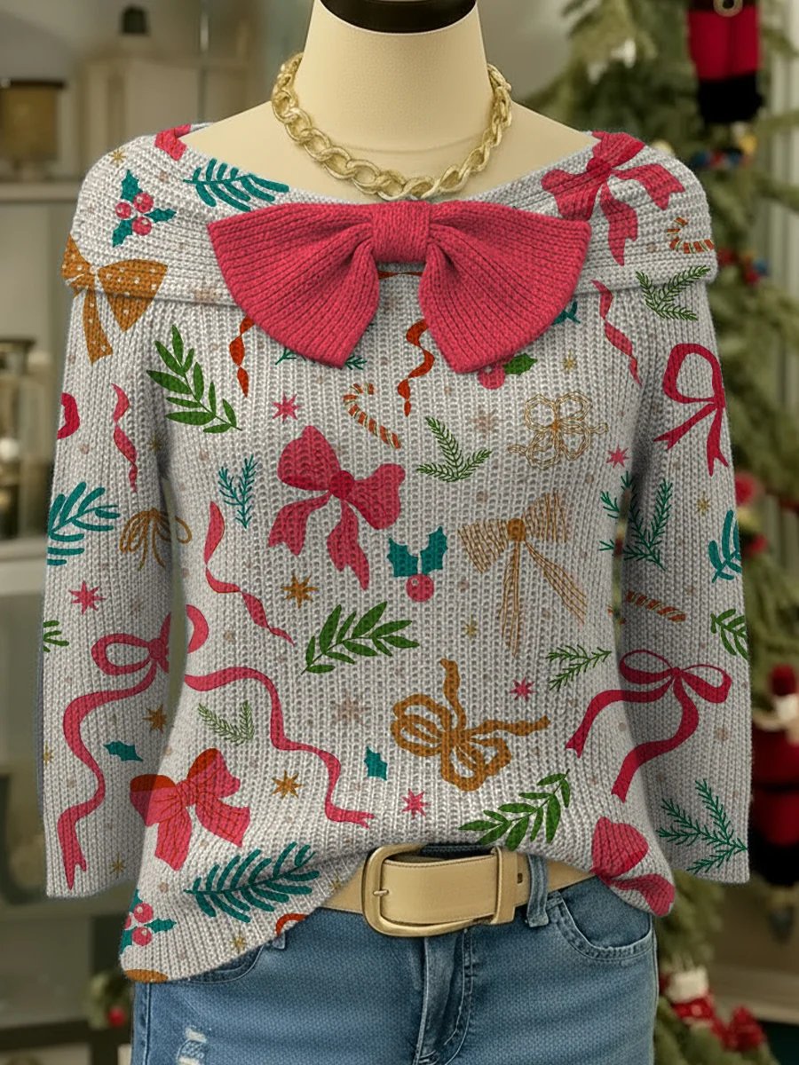 Women's Christmas Print Top