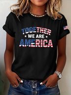 Women's TOGETHER WE ARE AMERICA Print T-Shirt