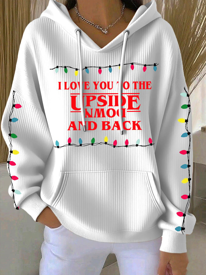 Women's Casual Christmas Nativity Print Long Sleeve Hooded Sweatshirt
