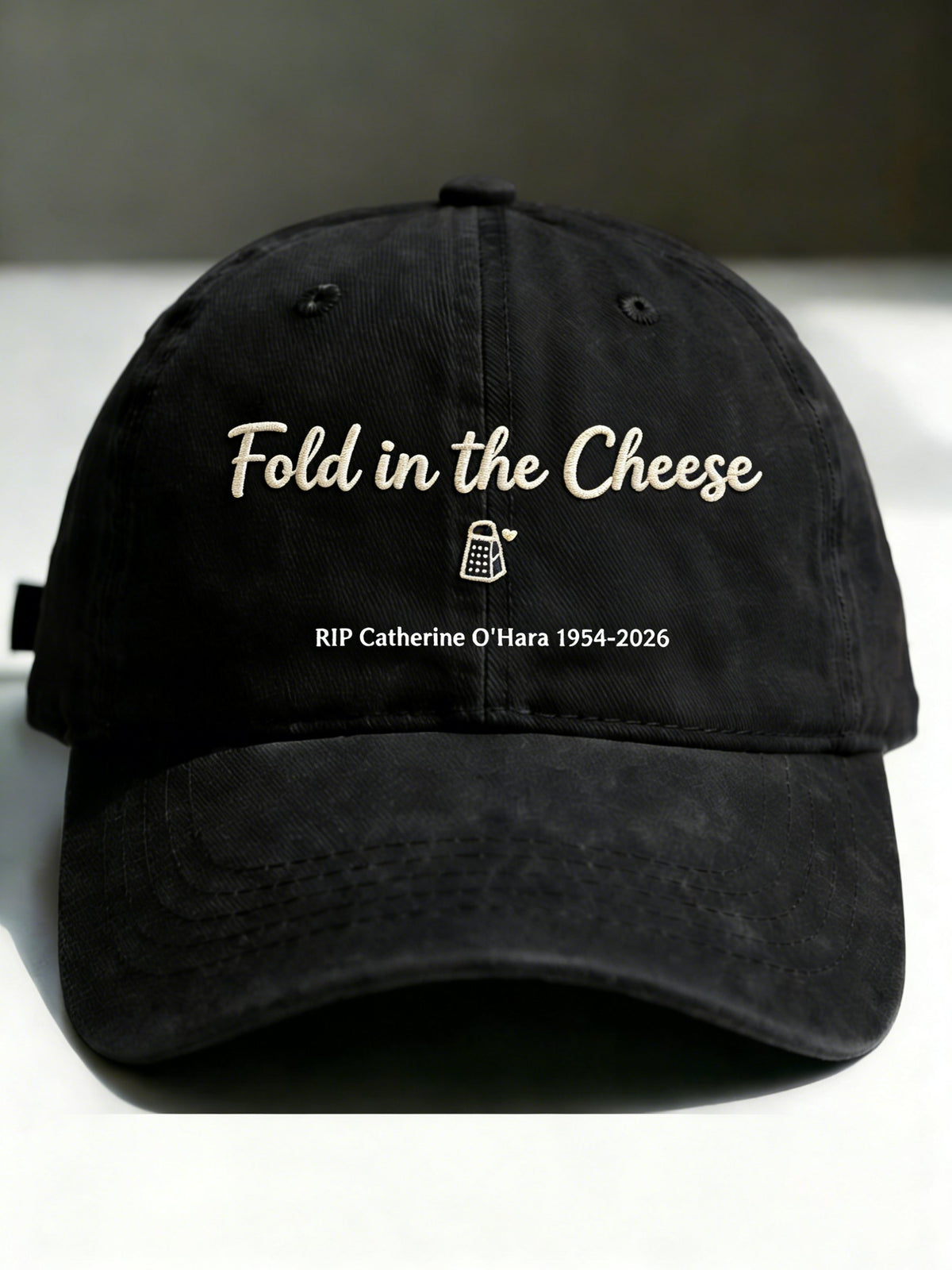 Unisex Retro Fold In The Cheese Printed Hat