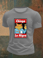 Men's Chinga La Migra Print T-shirt