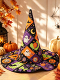 Quilted Halloween Art Witch Hat