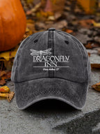 Retro Fall Dragonfly Inn Stars Hollow, Ct Print Baseball Cap