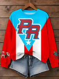 Puerto RIco Benito Bowl Ho HoPrinted Sweatshirt