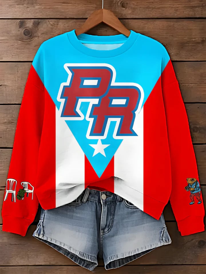 Puerto RIco Benito Bowl Ho HoPrinted Sweatshirt