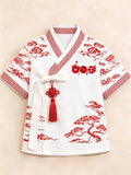 Women Concert-Inspired Jeogori Hanbok Top With Tassel