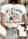 Puerto Rico Merry Christmas Printed T-shirts
