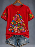 Women'S Christmas Print T-Shirt