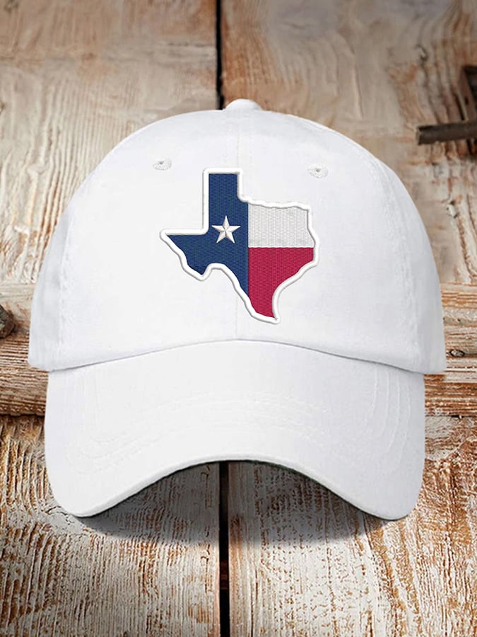 Retro Texas Strong Print Baseball Cap