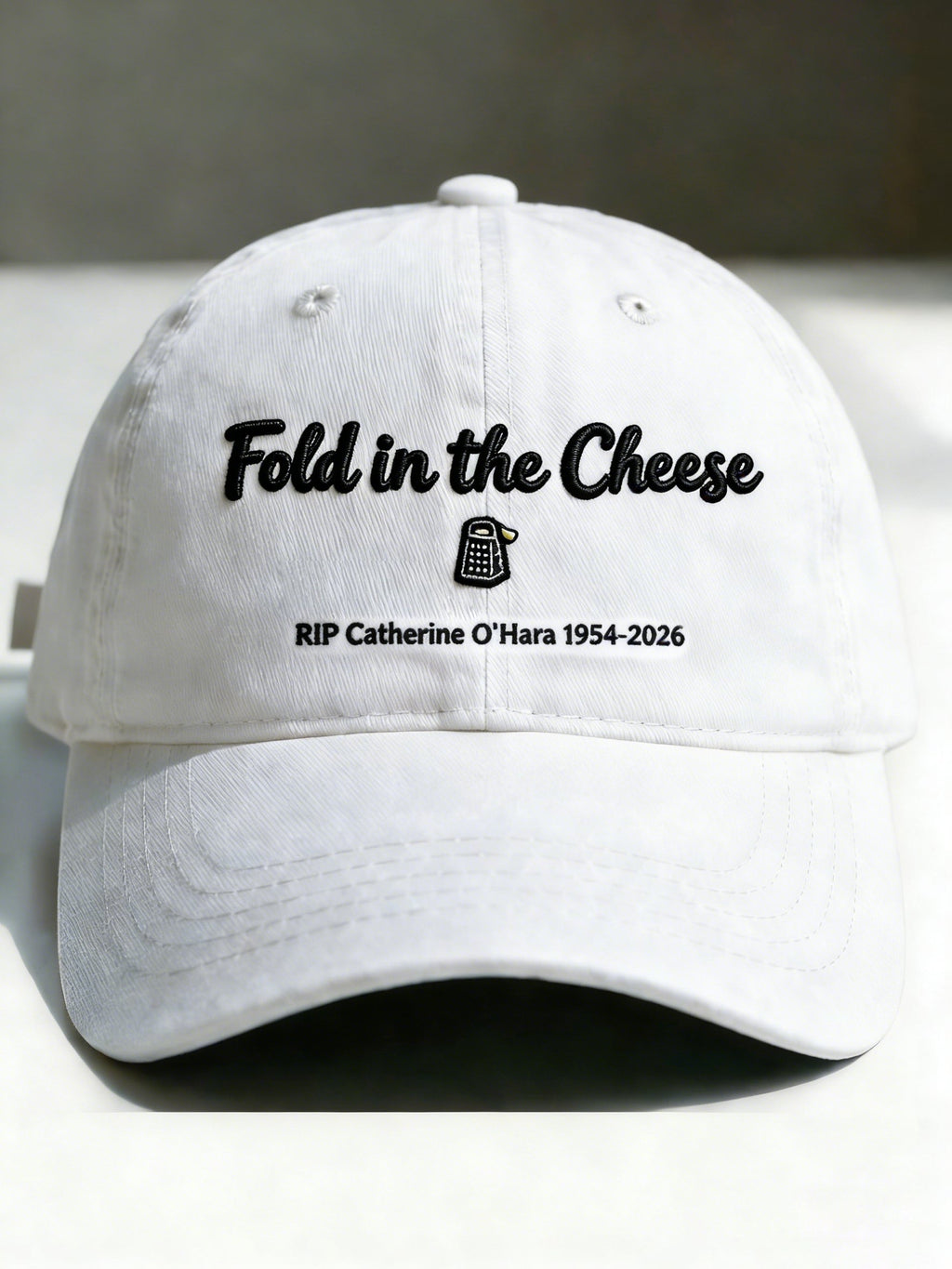 Unisex Retro Fold In The Cheese Printed Hat