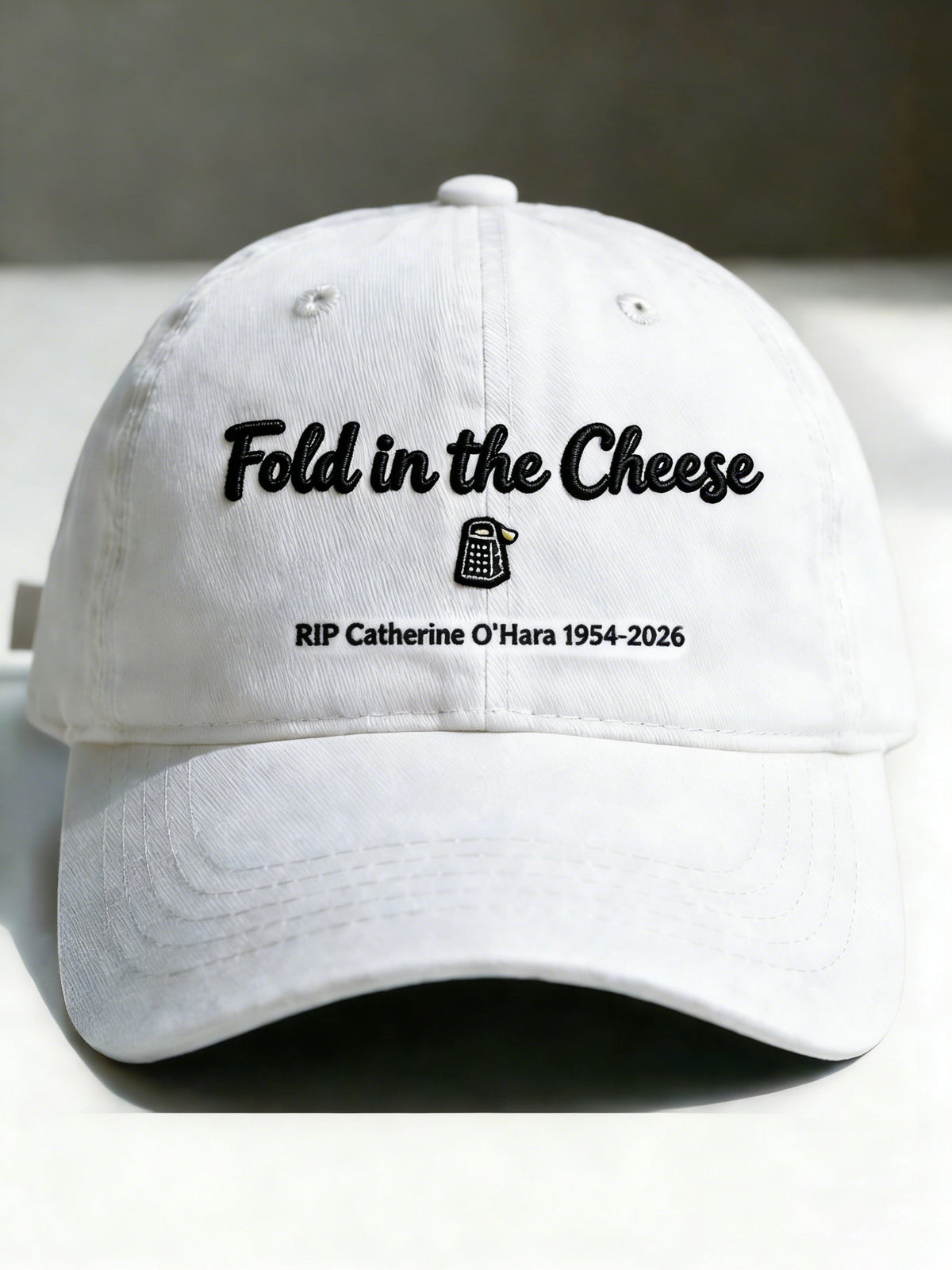 Unisex Retro Fold In The Cheese Printed Hat