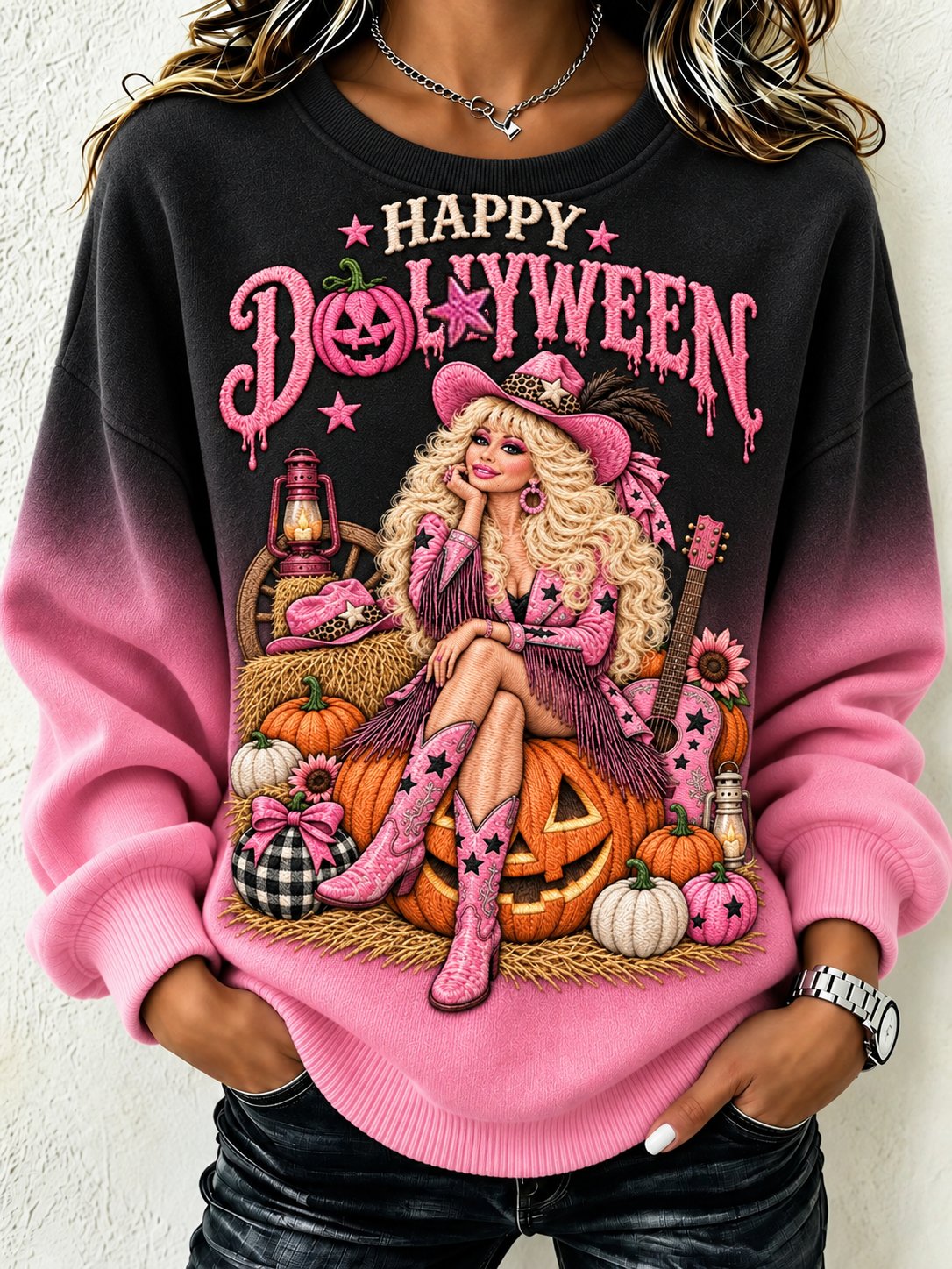Women's Halloween Fan Graphic Hoodie