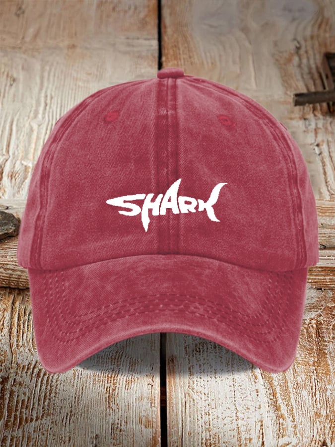 Shark Printed Baseball Cap