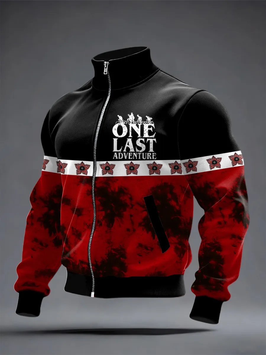 Last Adventure Men'S Printed Jacket