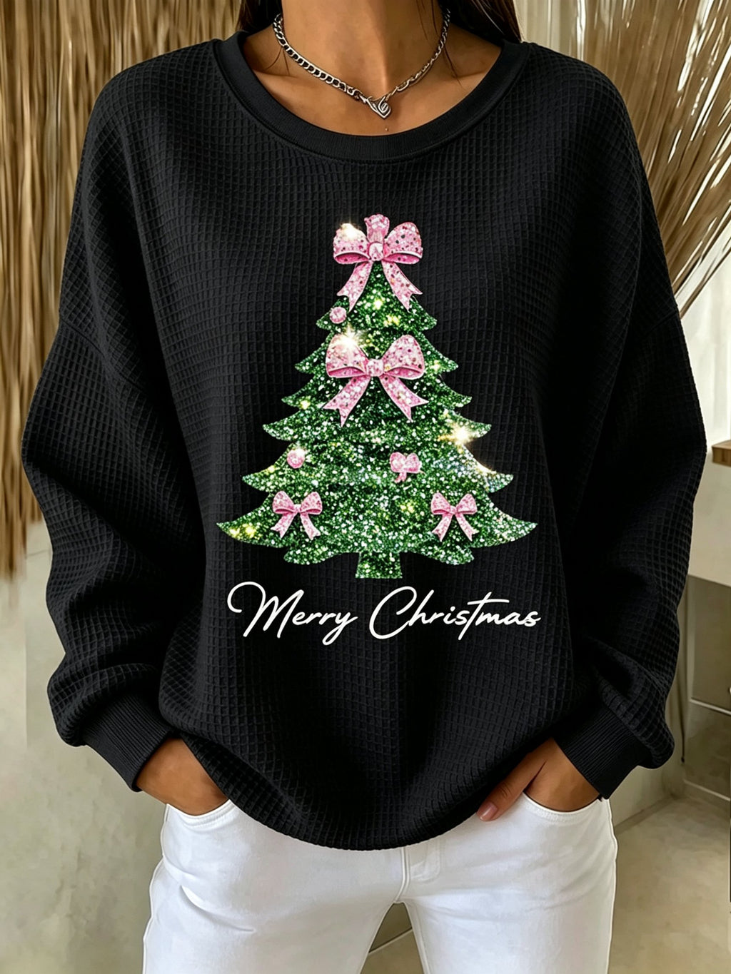 Women's Christmas Print Sweatshirt
