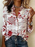 Women'S Casual Printed Shirt