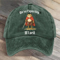 Frog Mom Dad Pregnancy Funny Couple Art Printed Cap
