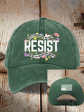 Retro Resist Not My President, Not My Voice, Not My Values, Not My Beliefs Print Baseball Cap