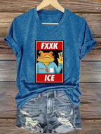 Women's Casual Printed Short-Sleeve T-Shirt