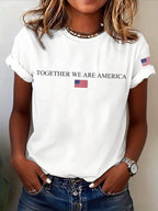 Women's TOGETHER WE ARE AMERICA Print T-Shirt