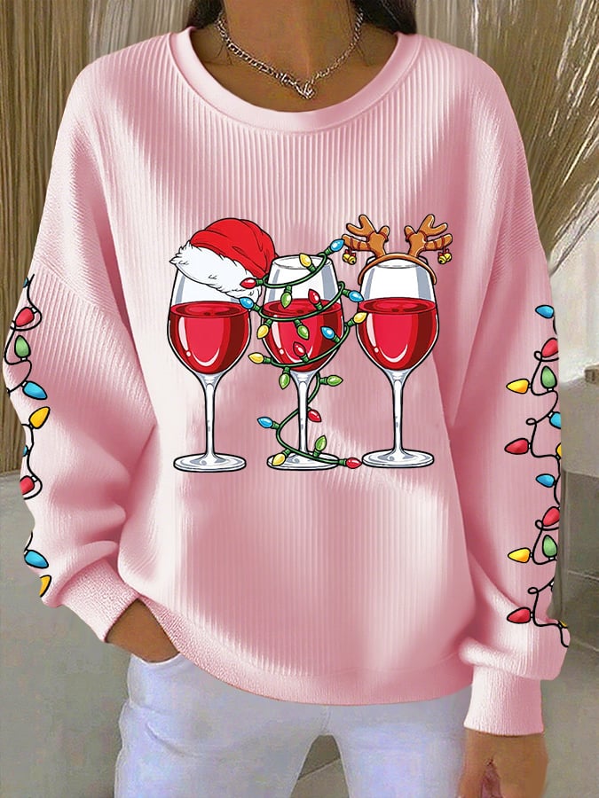 Women's Christmas Print Casual Sweatshirt
