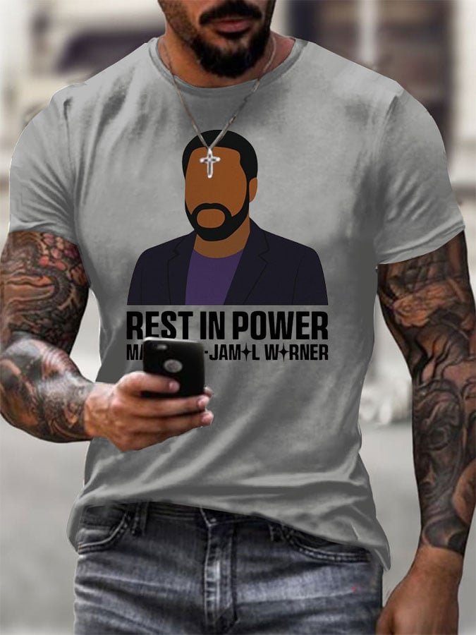 Men's Commemorate Printed Casual T-Shirt
