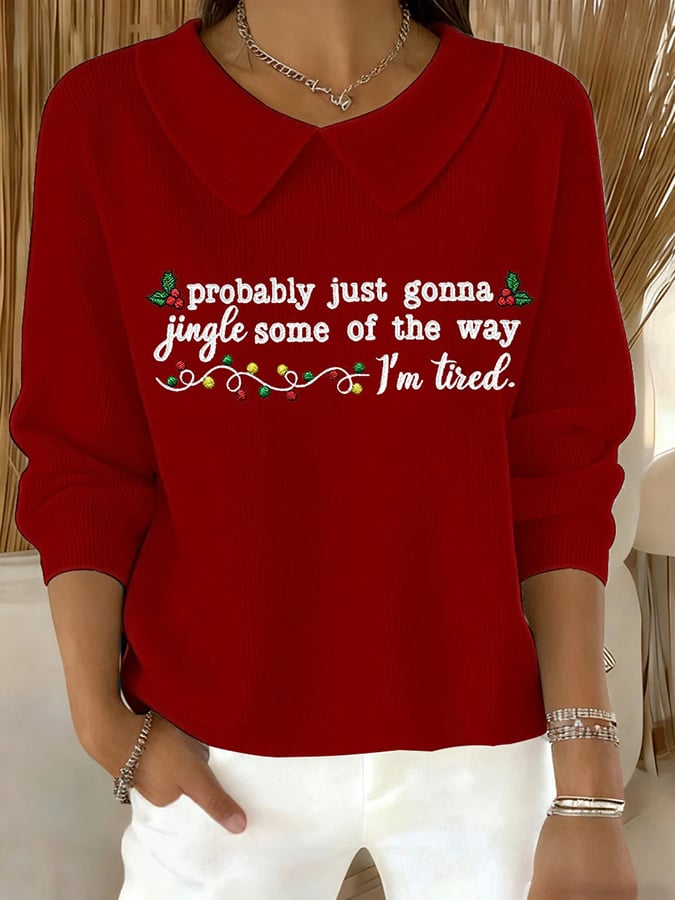 Women's Christmas Knitted Tops