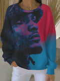 Music Lover Women's Printed Sweatshirt