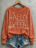 Women'S Casual Halloween Print Top