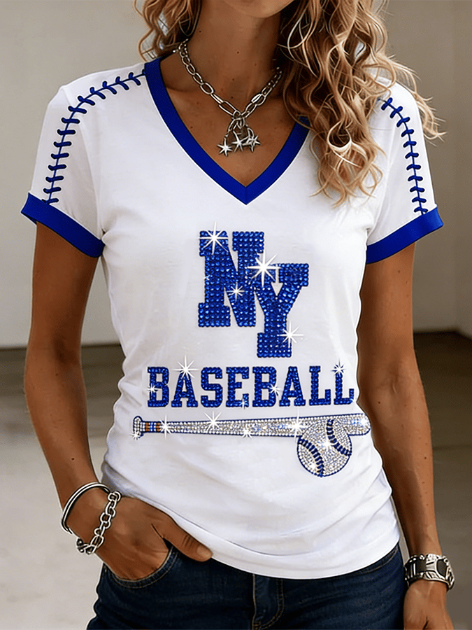 Women's Baseball Fan Short-Sleeve T-Shirt