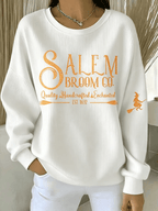 Women's Halloween Print Casual Sweatshirt