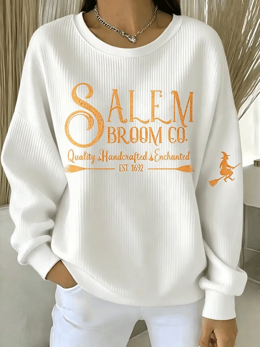 Women's Halloween Print Casual Sweatshirt