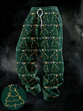 Men'S Fdt Christmas Tree Print Casual Pants
