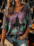 Women's 1692 They Missed One Witch Print Vintage T-Shirt