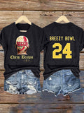 Breezy Bowl Women's Double-Sided Print T-Shirt