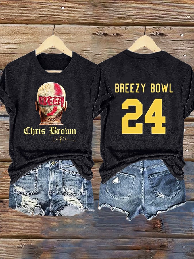 Breezy Bowl Women's Double-Sided Print T-Shirt