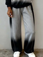 Women'S Casual Contrast Gradient Pants Set