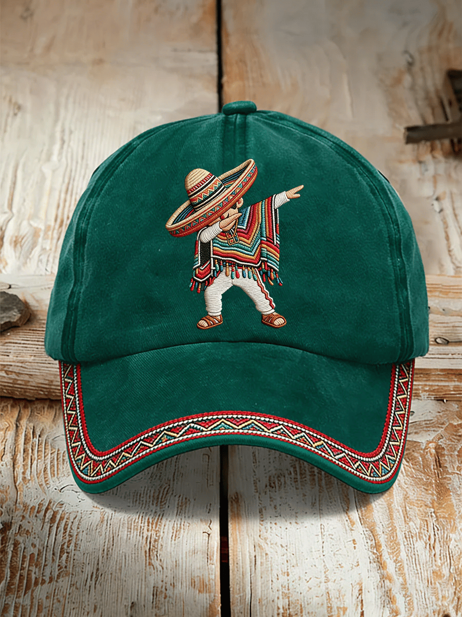 Unisex Cinco De Mayo Print Gift For Soccer Fans Hat
