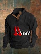 Men's Halloween Stand Collar Sweatshirt
