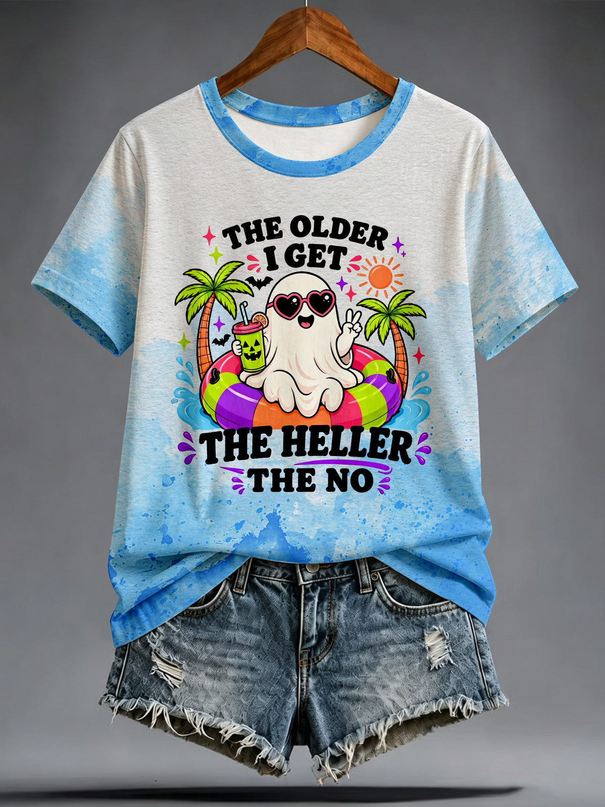 Women's "Summer Halloween" Print T-Shirt