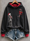 Women's Fun Christmas Snowman Hoodie