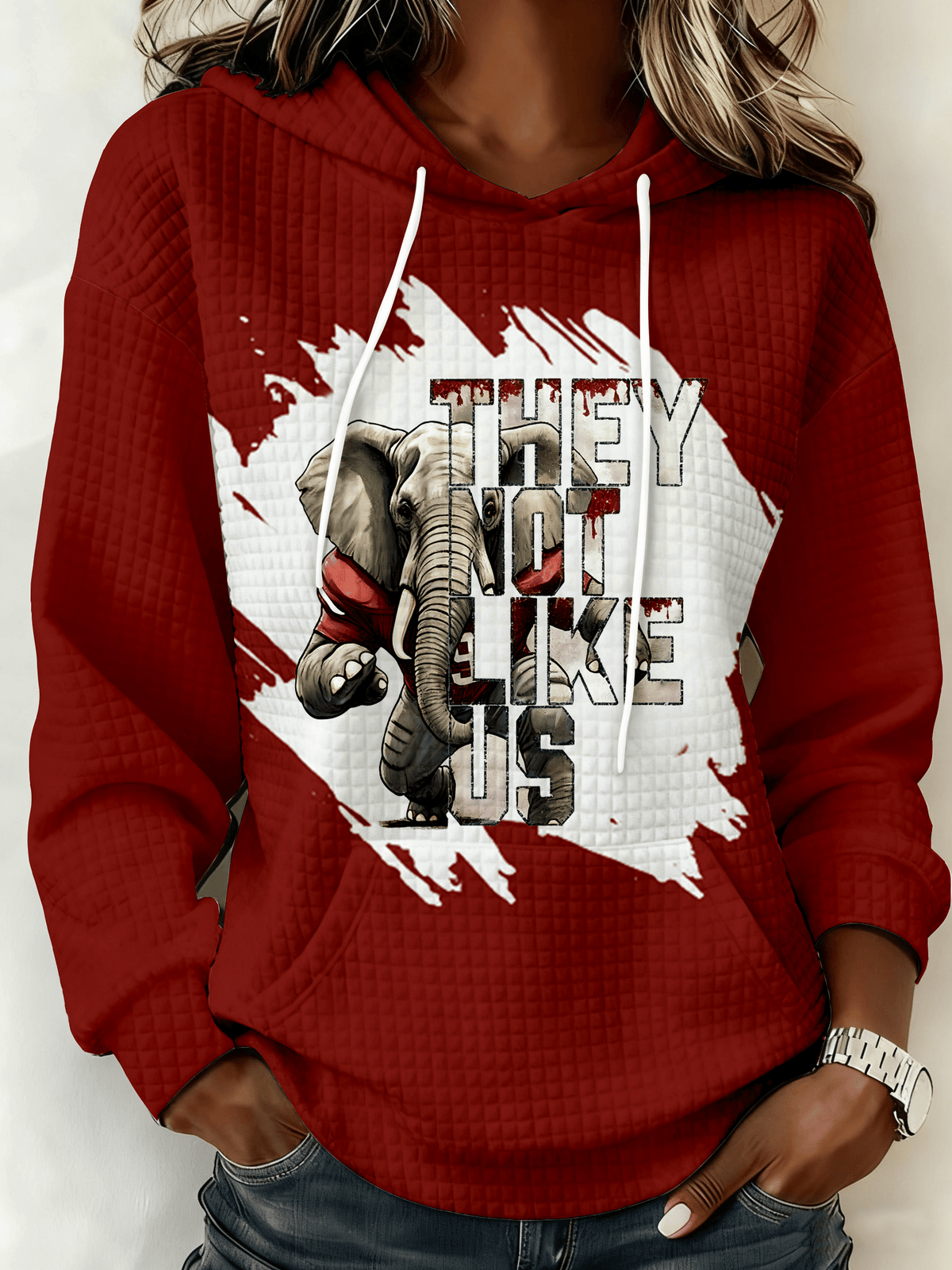 Women's hooded sweatshirt