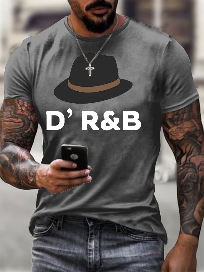 Men's  Neo Soul Printed Casual T-shirt