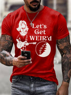 Men's RIP Print Casual Printed T-shirt